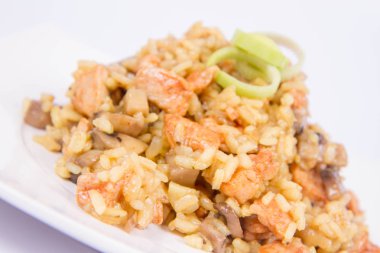 Risotto mantar ve tavuk