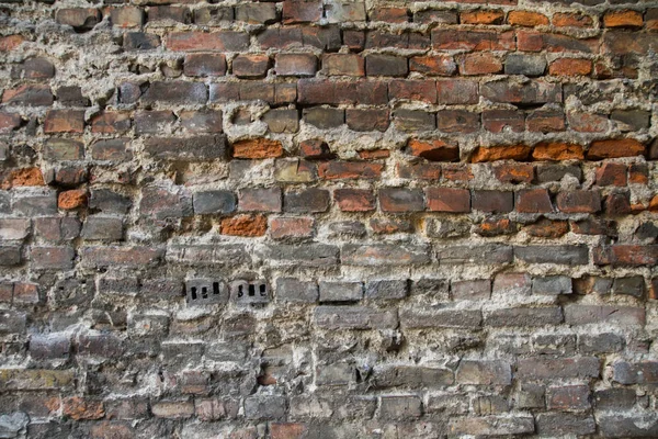 Bakstenen Muur Een Nauwe Samenwerking Van — Stockfoto