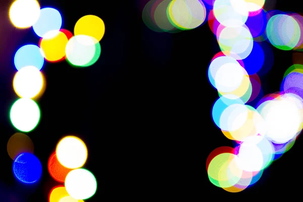 Colorful Abstract Lights Out Focus Background — ストック写真