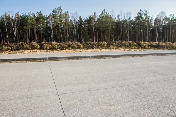 Highway Construction Empty Building Site — Stock Photo, Image