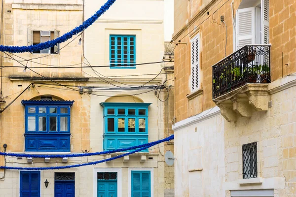 antique city building in Valletta,Malta Europe