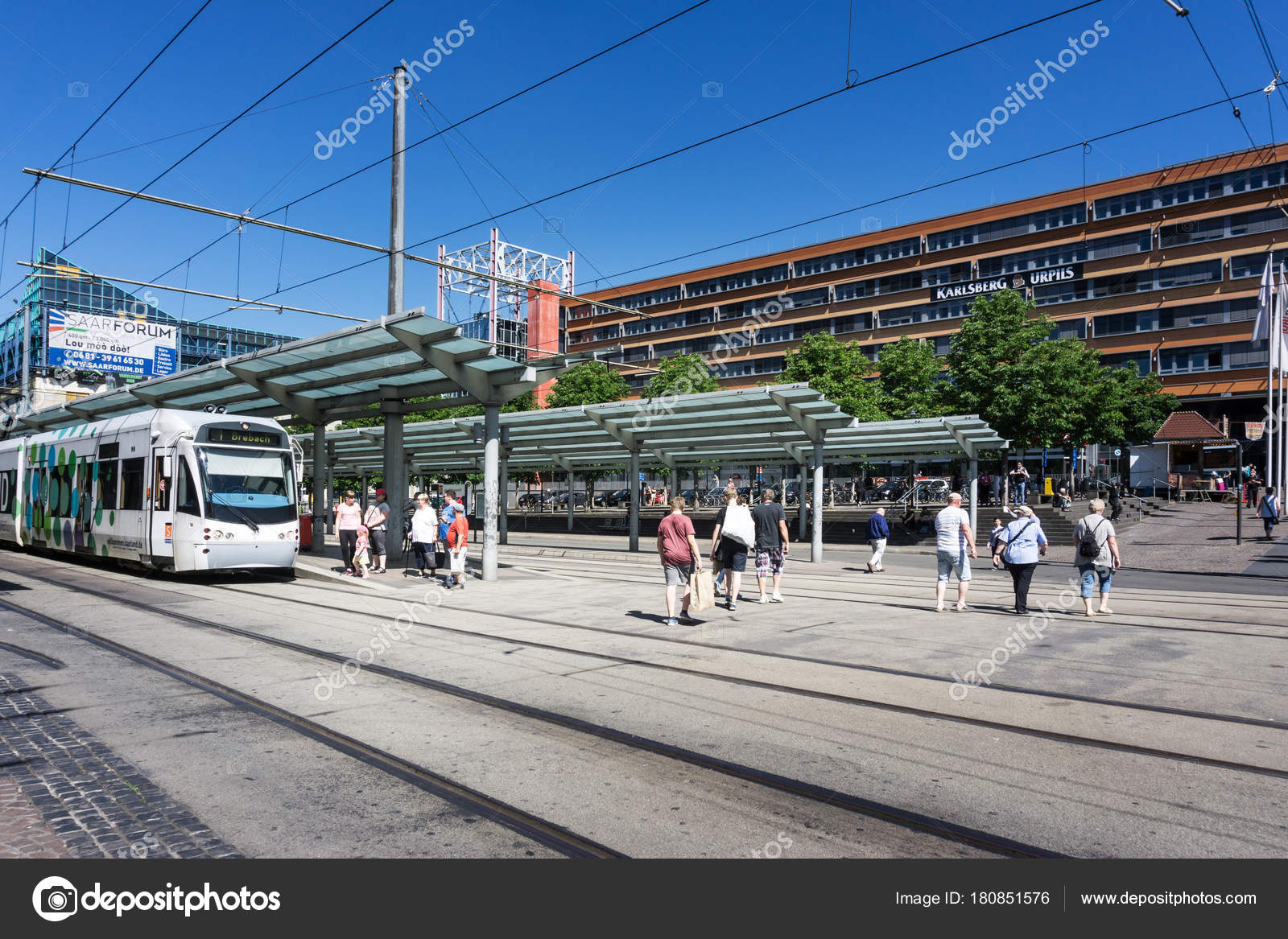 Saarbrucken Germany May 26 2017 Street View Of Saarbrucken