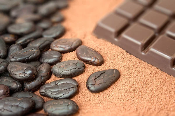 Cacao y chocolate —  Fotos de Stock