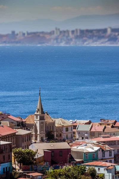 Viewed on Cerro Concepcion, Valparaiso — Stock Photo, Image