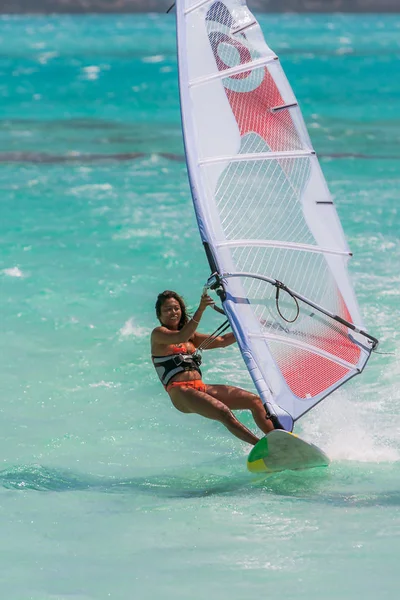 Lagün windsurf — Stok fotoğraf
