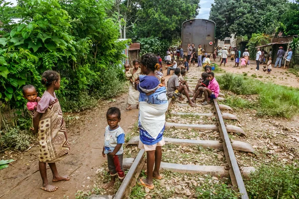 Fianarantsoa - oostkust trein — Stockfoto