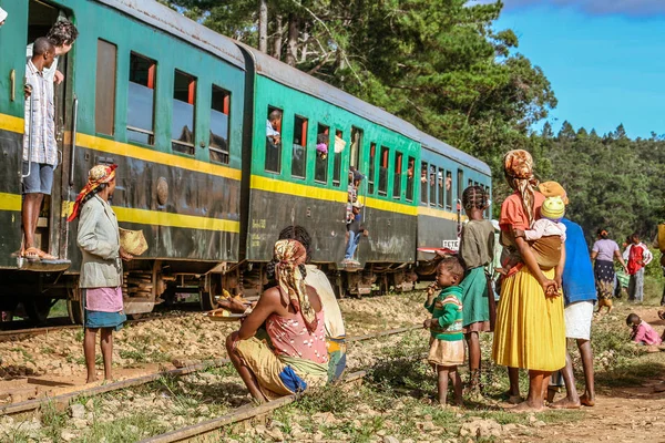 Поезд Fianarantsoa - Восточное побережье — стоковое фото