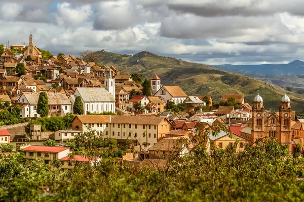 La ciudad alta de Fianarantsoa — Foto de Stock