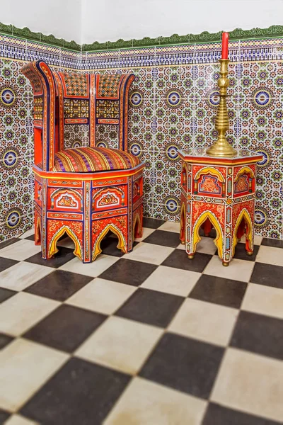 Muebles tradicionales marroquíes — Foto de Stock