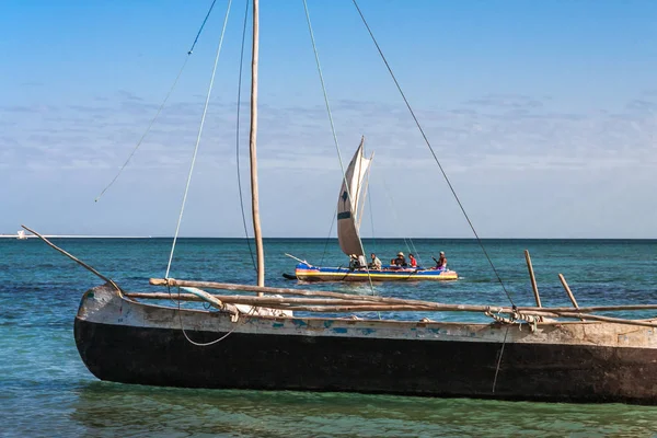 Madagaskarskich rybaków ryby — Zdjęcie stockowe