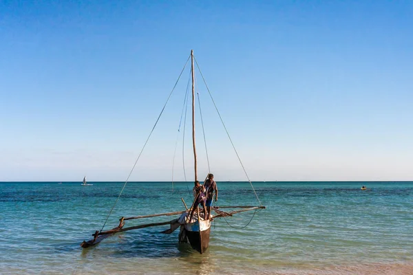 Madagaskarskich rybaków ryby — Zdjęcie stockowe