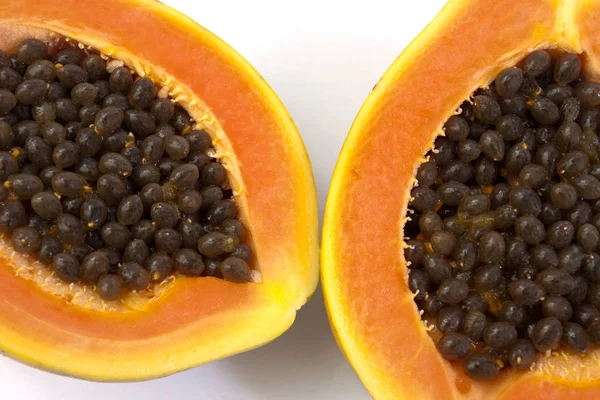 Papaya fruit isolated — Stock Photo, Image