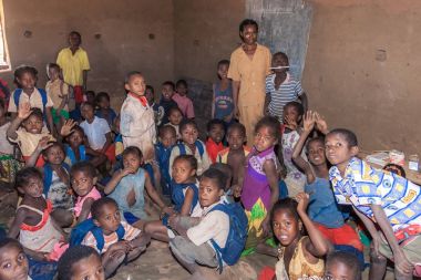 Bush okulda Schoolchilds 