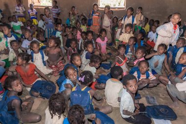 Bush okulda Schoolchilds 