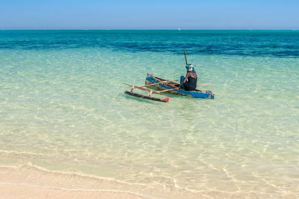 Madagaskar Fischerboot — Stockfoto