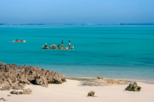 Scène de pêche des pêcheurs malgaches — Photo