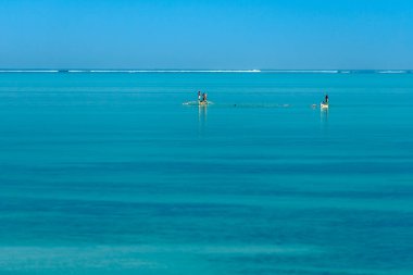 Madagaskarlı balıkçılar balıkçılık sahne