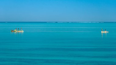 Madagaskarlı balıkçılar balıkçılık sahne