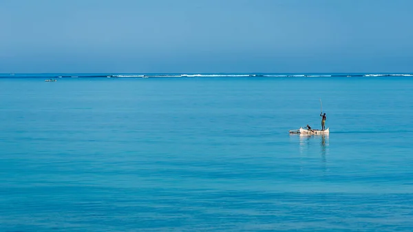 Escena de pesca de pescadores malgaches — Foto de Stock