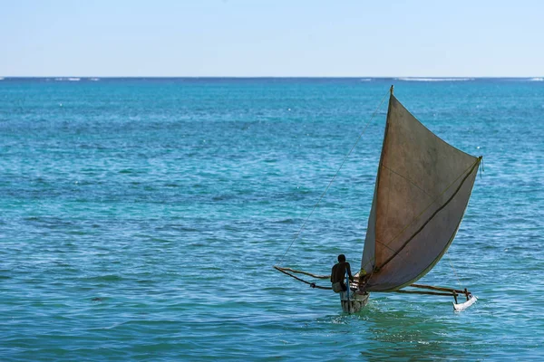 Madagaskars fiskebåt — Stockfoto