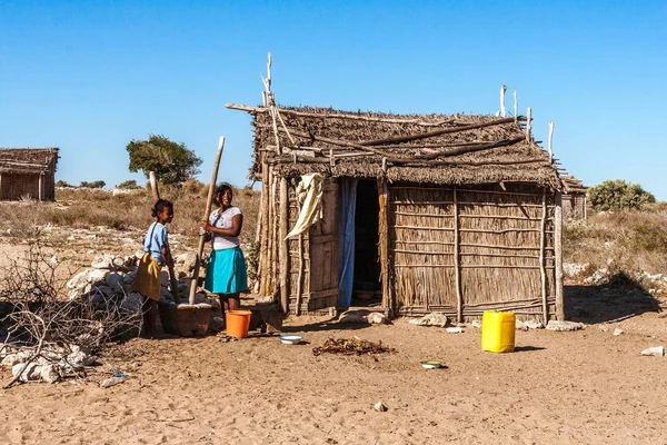 Lebensszene im Madagaskar — Stockfoto