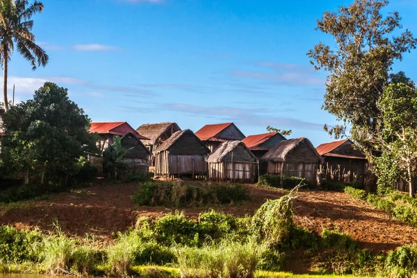 Typical Malagasy village — Stock Photo, Image