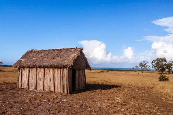 Typisches Strohhaus — Stockfoto