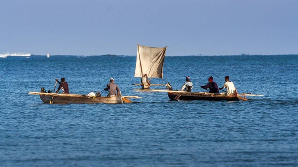 Łodzie rybackie Madagaskaru — Zdjęcie stockowe