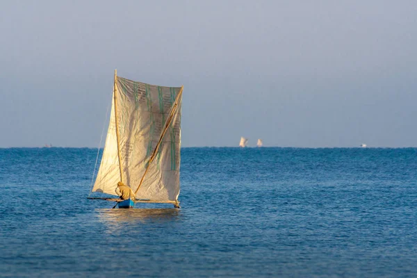 Malagasy fisherman — Stock Photo, Image