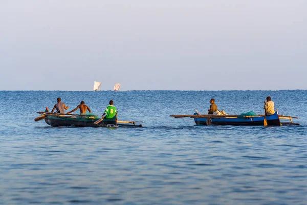 マダガスカル漁師のボート — ストック写真
