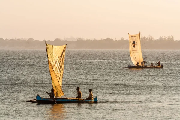 Madagaskars fiskebåtar — Stockfoto