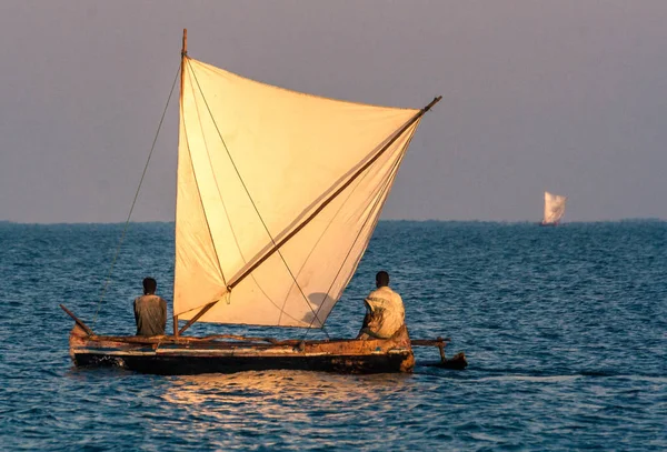 Madagaskars fiskebåt — Stockfoto