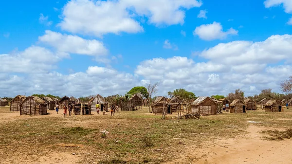 Племенная деревня — стоковое фото