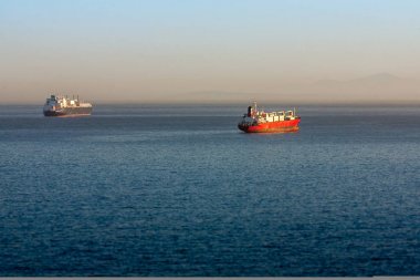 Konteyner demirleyen gemiler