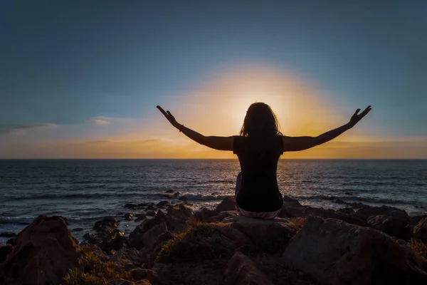 Hatha yoga — Stock Photo, Image