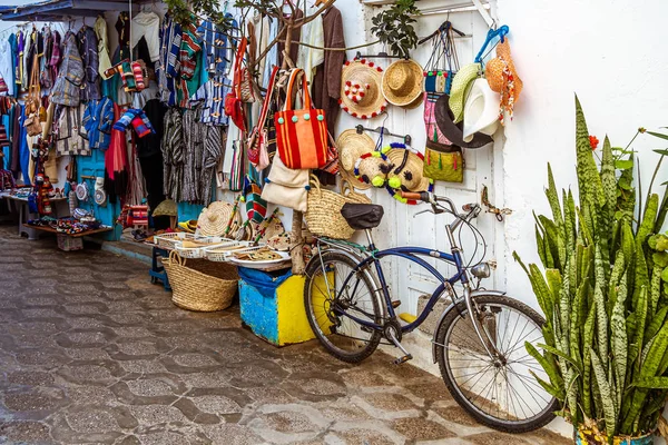 Souvenirwinkel Medina Van Asilan Noord Marokko — Stockfoto