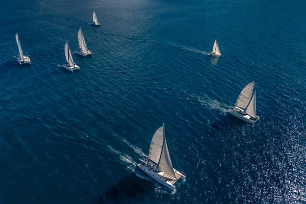 Regatta im Indischen Ozean — Stockfoto