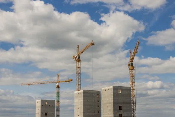 Vista sobre canteiro de obras — Fotografia de Stock