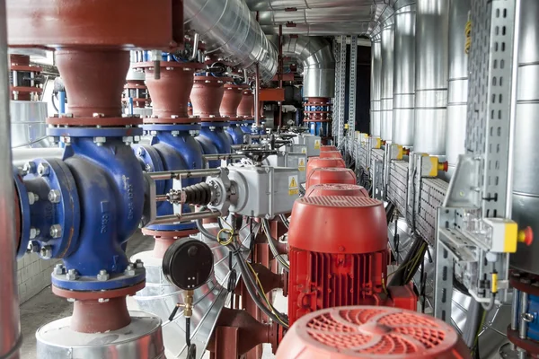 Industrial pipeline installation. — Stock Photo, Image