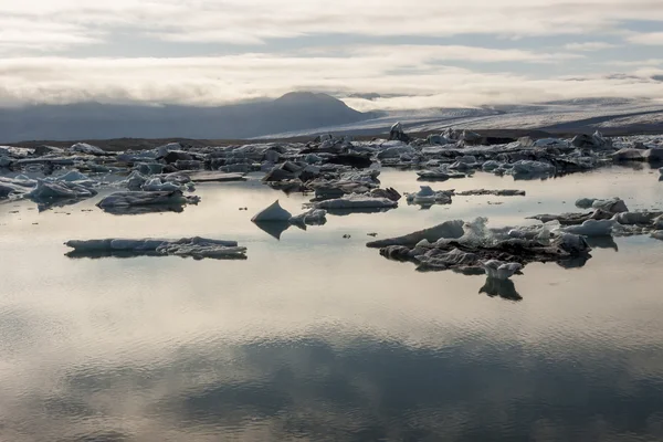 Jokulsarlon 泻湖-冰岛. — 图库照片