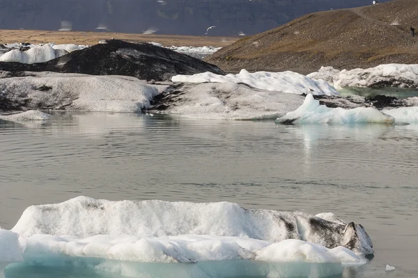 Lagoa do Jokulsarlon - Islândia . — Fotografia de Stock