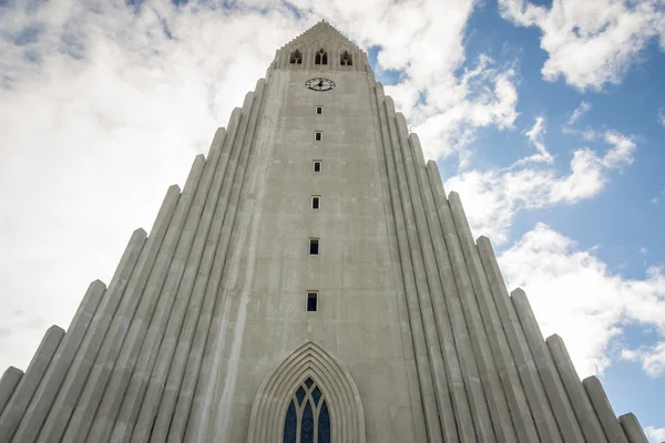 Hallgrimskirkja 在雷克雅未克大教堂 — 图库照片