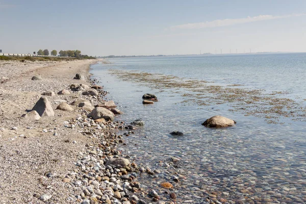 Sandstrand Sonderby - Danmark . – stockfoto