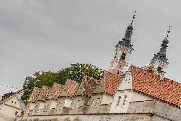 Szukaj klasztoru w Wigrach, Polska. — Zdjęcie stockowe