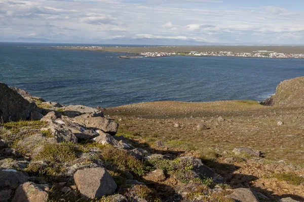 Stakksfjordur fjord - Island. — Stockfoto