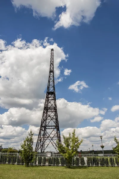 Torre de rádio histórica em Gliwice, Polônia — Fotografia de Stock