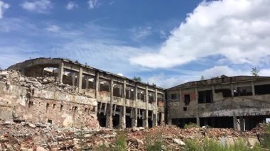 Kalety eski terk edilmiş kağıt fabrikası