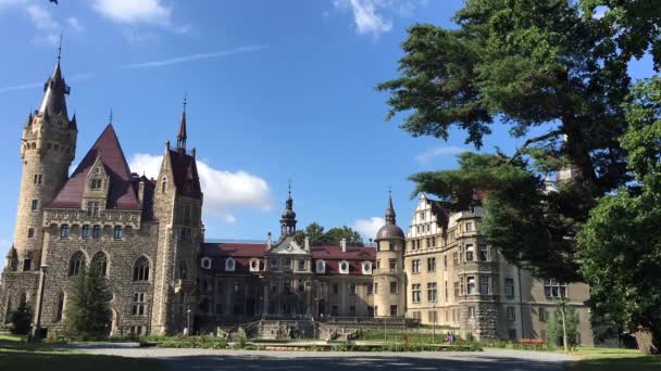The Moszna Castle Poland Video By C Tomasz Parys Stock Footage The Moszna Castle Poland Video By C Tomasz Parys Stock Footage