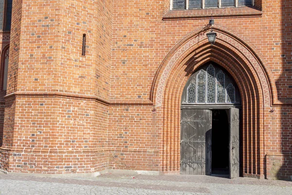 Wejście do katedry w Pelplinie - Polska — Zdjęcie stockowe