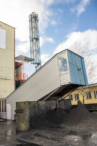 Fumes installation - coal power station. — Stock Photo, Image